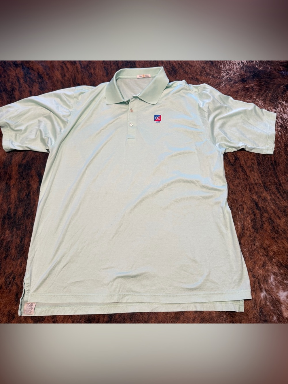 Newport Country Club Golf Polo Shirt Mens 2XL Green Peter Millar Vintage 2001